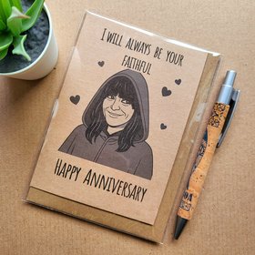 Traitors tv show anniversary card