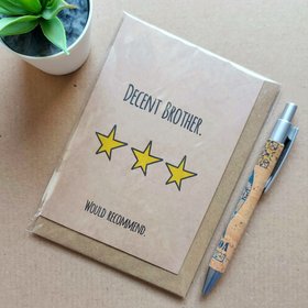Funny Brother Birthday Card