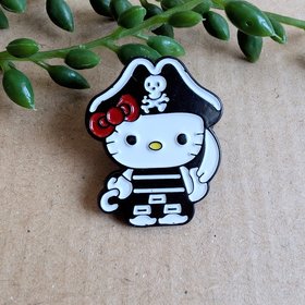 Pirate Hello Kitty Enamel Pin Badge