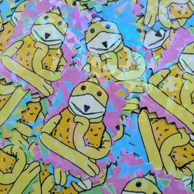 Flat Eric Stickers - Holographic Vinyl Sticker Pack of 10