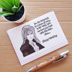 Funny Labyrinth Birthday card