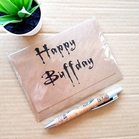 Buffy Birthday Card - Buffy The Vampire Slayer Card - buffday