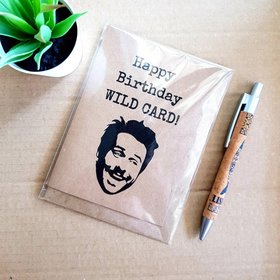 Always Sunny Birthday Card - Wild Card Charlie Quote its Always Sunny in Philadelphia Blank Card