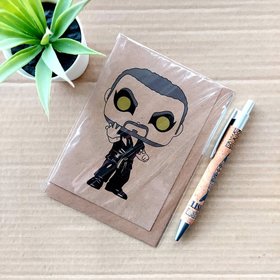 It's Always sunny Birthday Card featuring Nightman. Funko pop Birthday Card.