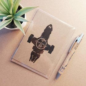 Firefly Serenity Birthday Card - Geeky Blank card