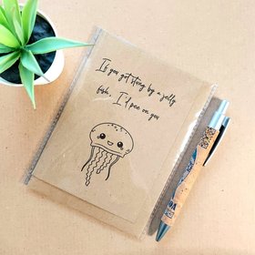Cute best friend Birthday Card - Funny Jelly Fish card