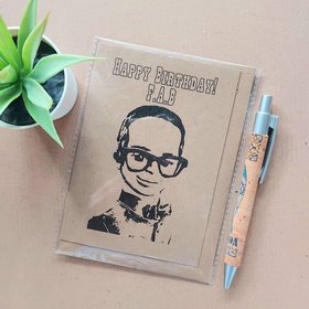 Thunderbirds Birthday Card - Brains FAB