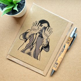 Funny Umbrella Academy Birthday Card - Klaus