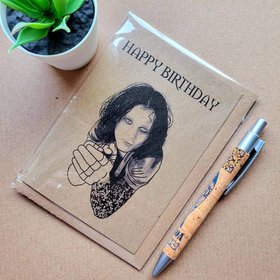 Ville Valo HIM band Birthday Card