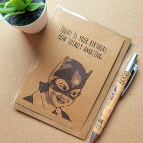Funny Ghost World Birthday Card