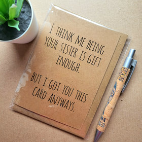 Funny Brother Birthday Card