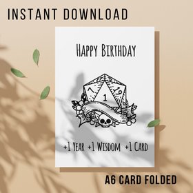 Printable Geeky Cards