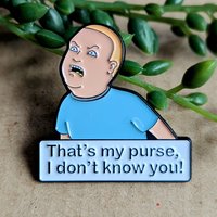 King of the Hill Enamel Pin Badge