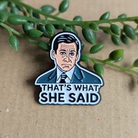 Michael Scott Enamel Pin Badge