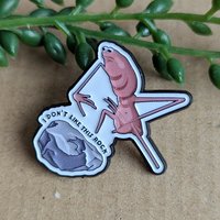 Marcus the Worm Enamel Pin Badge