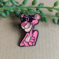 The Pink Panther Enamel Pin Badge