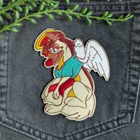 All Dogs go to Heaven Iron-on Patch