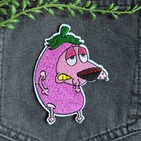 Courage the Cowardly Dog Iron-on Patch