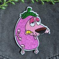 Courage the Cowardly Dog Iron-on Patch