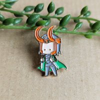 Loki Enamel Pin Badge