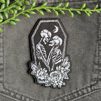 Skeleton Lovers Iron-on Patch