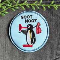 Pingu Iron-on Patch