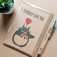 Totoro Valentines Card
