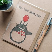 Totoro Birthday Card