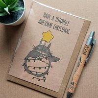 Totoro Christmas Card