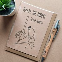 Marcus the Worm Birthday Card 