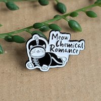Cat Parody My Chemical Romance Enamel Pin badge