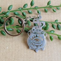 Witch Cauldron Keyring