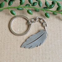 Lucky Feather Keyring