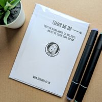 PC Gamer Colouring Birthday Card