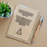 Binary Code Christmas Card 