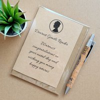 Lady Whistledown Bridgerton Birthday Card