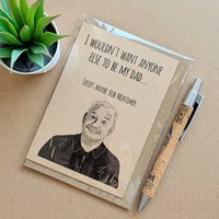 Funny Bob Mortimer Fathers Day Card