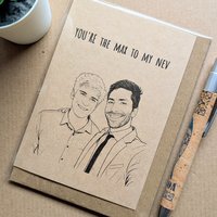 Funny Catfish Birthday Card - Max to my Nev