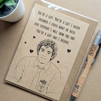 Chuck TV show Valentines Card