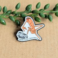 Marcus the Worm Enamel Pin Badge