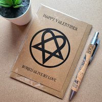 HIM Heartagram Valentines Card