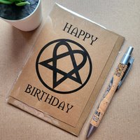 HIM Heartagram Birthday Card
