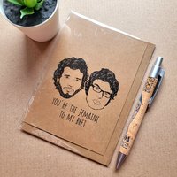 Funny Flight of the Conchords Birthday Card - Jemaine to my Bret