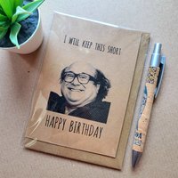 Funny Danny Devito Birthday card