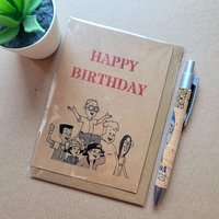 90s Recess Cartoon Birthday card