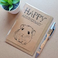 Guinea Pig Anniversary Card