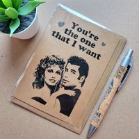 Funny Grease Valentines Card