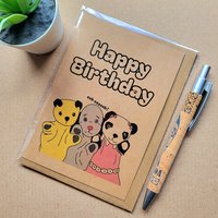 Sooty Birthday Card