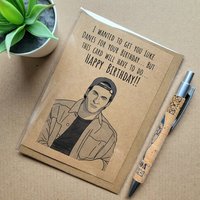 Gilmore Girls Birthday Card - Luke Danes