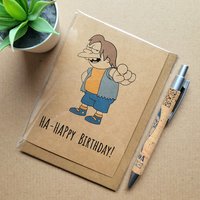 The Simpsons Birthday Card
